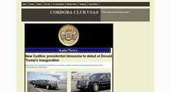 Desktop Screenshot of cordobaclubusa.com